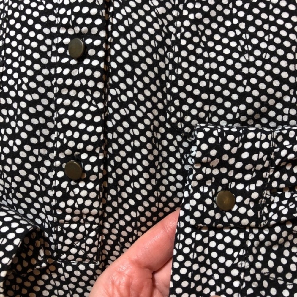 Nwot Como Classic Basic Polka Dot Pattern Tunic S - image 4